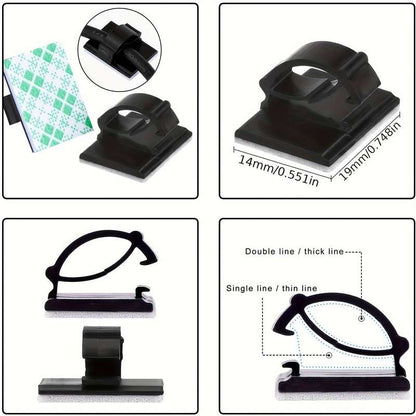 Adhesive Cable Clamps