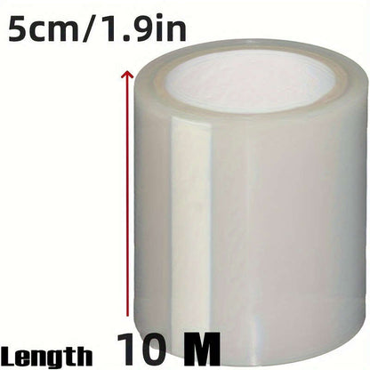 1 piece of heavy duty clear polyethylene repair tape