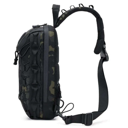 1pcs Large Capacity Camouflage Tactical Chest Bag Durable Waterproof Oxford Cloth