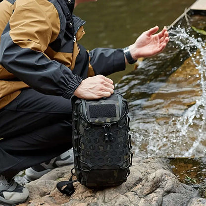 1pcs Large Capacity Camouflage Tactical Chest Bag Durable Waterproof Oxford Cloth