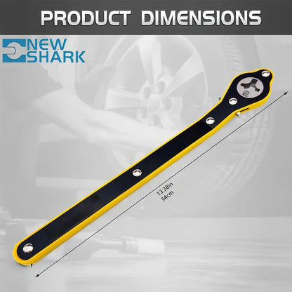 Engineer Heavy Duty Iron Scissor Jack Ratchet Wrench