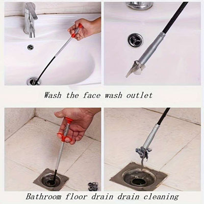 1 piece multifunctional metal pipe snake