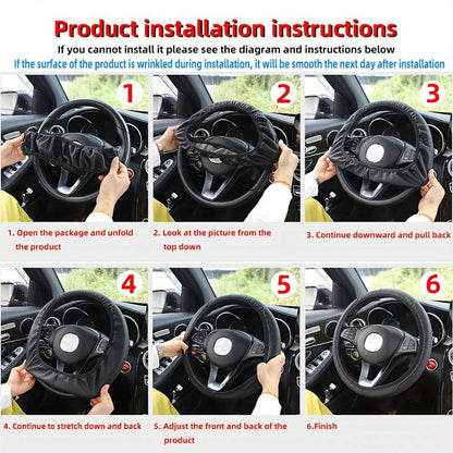 Steering wheel cover