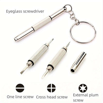 3-in-1 portable glasses repair tool