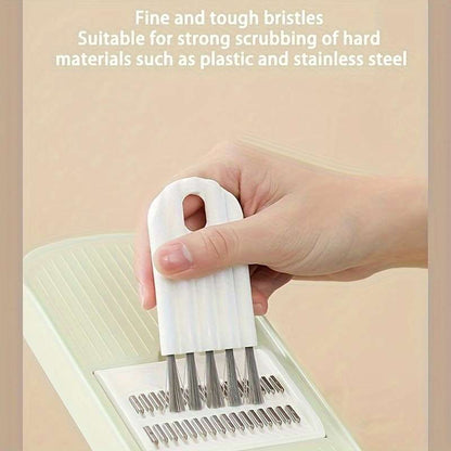 Multifunctional flexible crevice brush, cup cover groove, pacifier and bottle crevice brush, household soft bristle