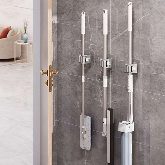 4pcs ABS mop broom holder