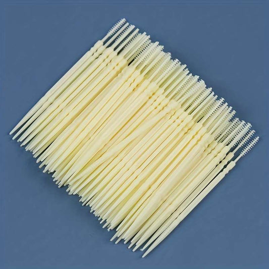 100pcs Double-ended Interdental Brushes