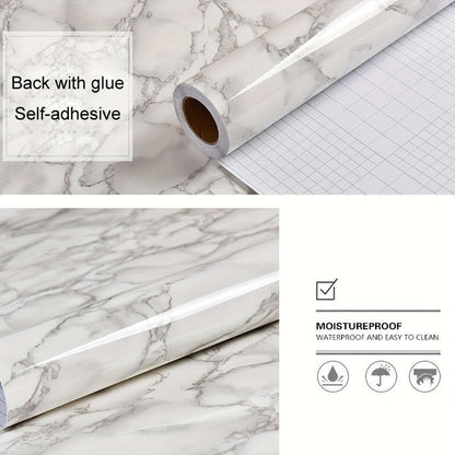 1 piece of self-adhesive marble wallpaper