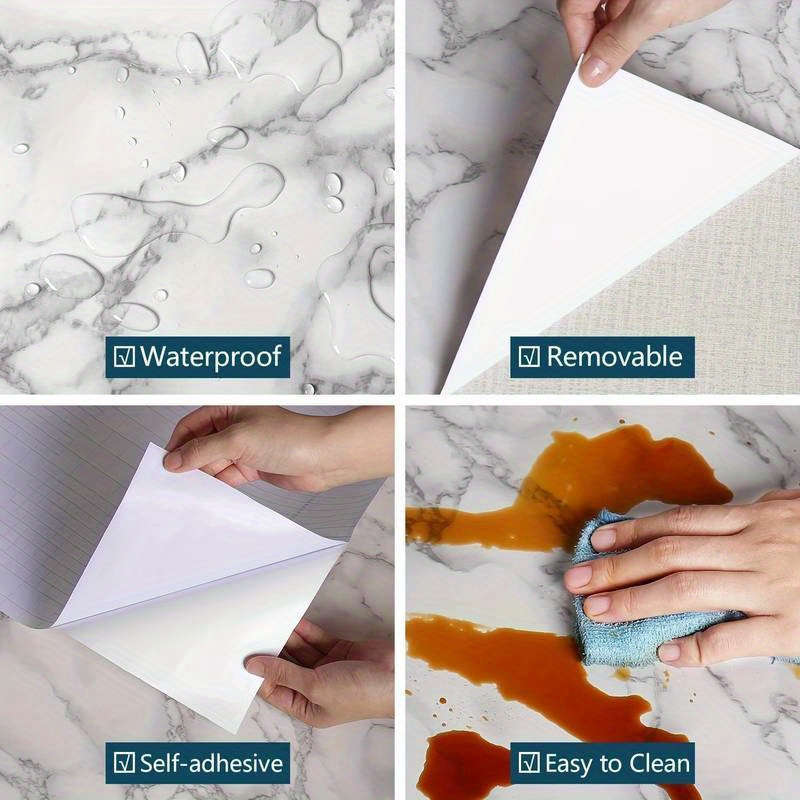 1 piece of self-adhesive marble wallpaper