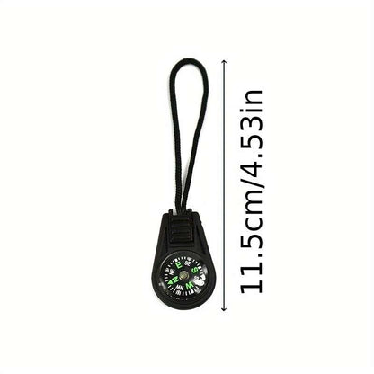 5-pack Mini Survival Compass Keychains