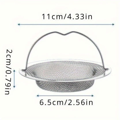 1 stainless steel sink strainer with handle