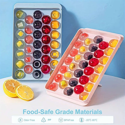 Easy-to-remove 33-cube ice maker tray