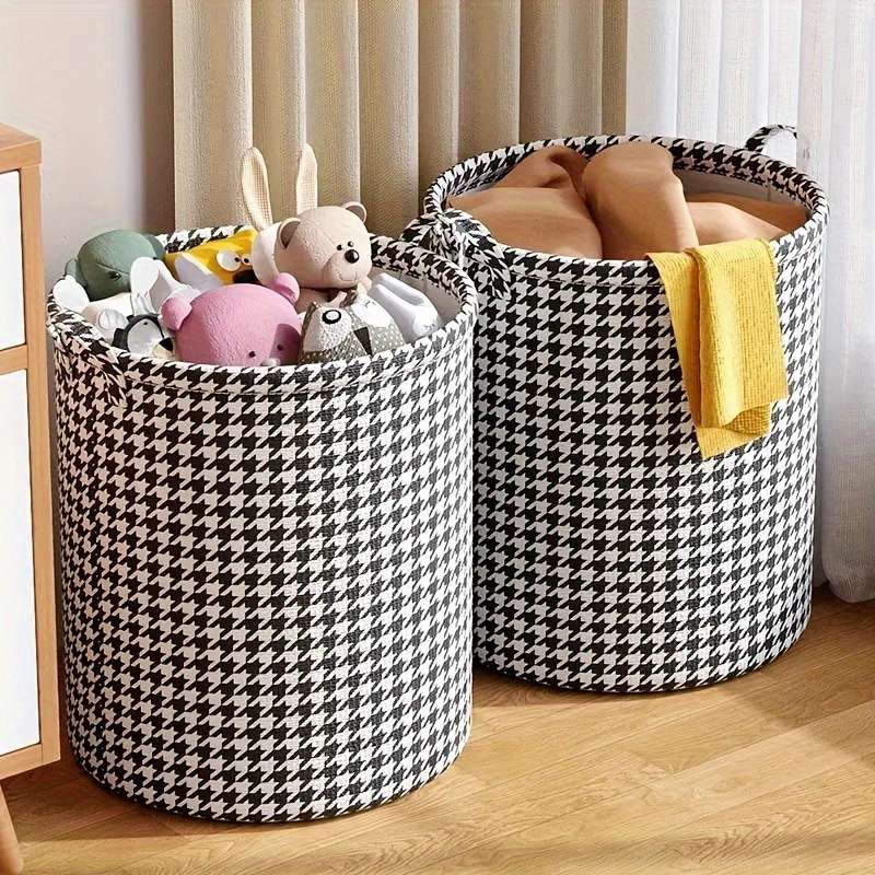 1 Elegant Collapsible Laundry Basket with Handle
