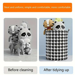 1 Elegant Collapsible Laundry Basket with Handle