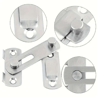2-piece stainless steel mini latch lock