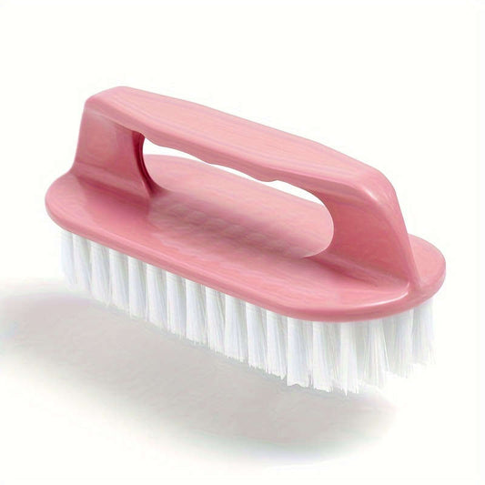 1-Pack Multi-Function Three-Sided Soft-Bristle Long-Handled Laundry Brush