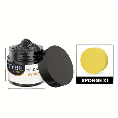 Black interior plastic repair cream