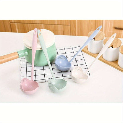Built-in 2-in-1 long-handled spoon