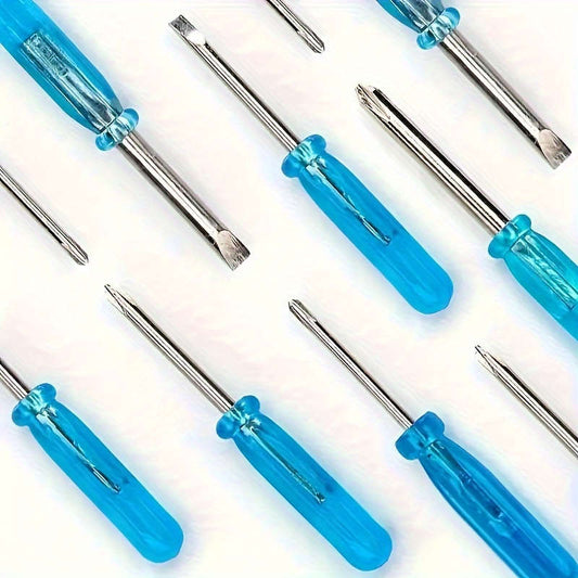 2-Piece Blue Mini Screwdriver Set