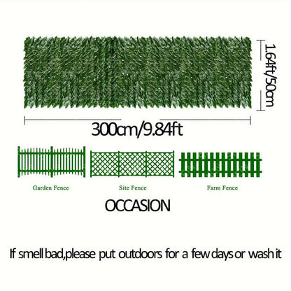 1pc UV Protection Artificial Ivy Privacy Screen