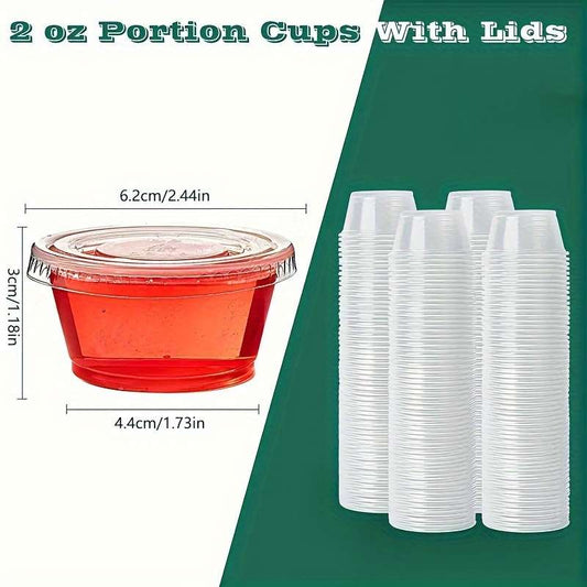 Portable plastic container with lid