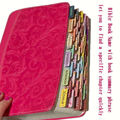 Set of Bible labels with inspirational book excerpts