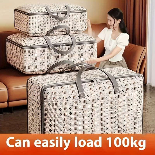 Oversized Cotton Quilted Moving Packaging Bag Foldable Blanket Storage Bag
