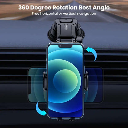 Adjustable car dashboard phone holder