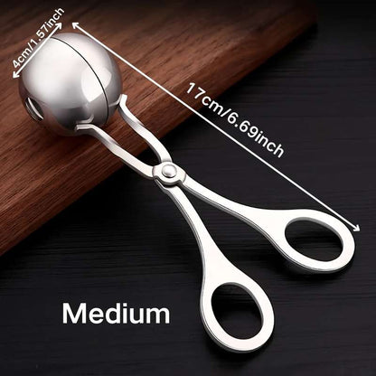 1 stainless steel meatball maker