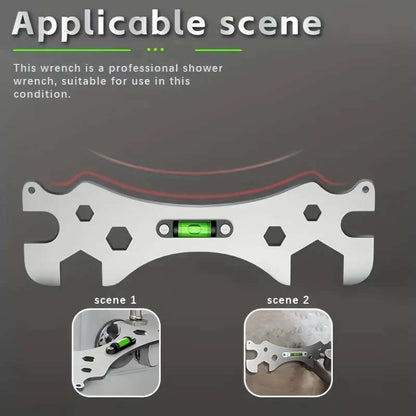 1 piece stainless steel shower installation wrench