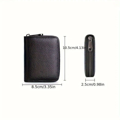 Faux leather card holder