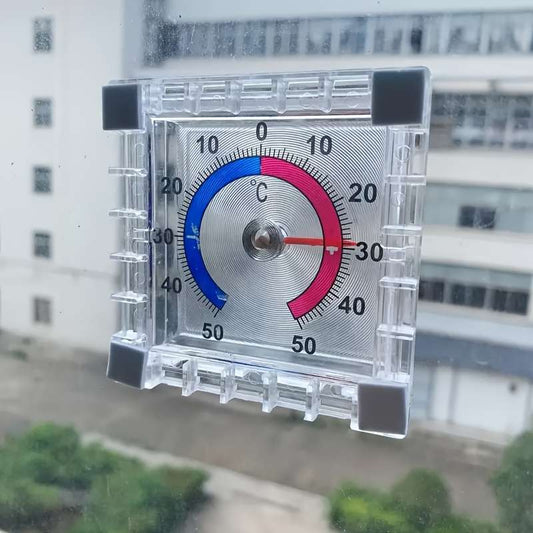 Plastic dial indoor thermometer