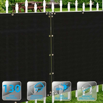 Black Heavy Duty Privacy Screen
