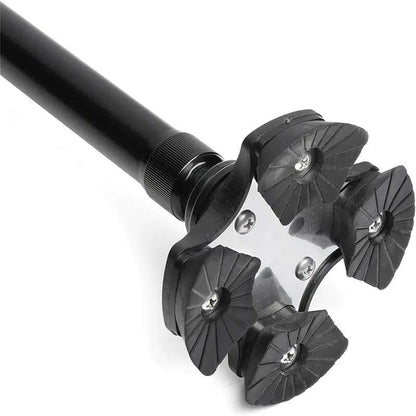 Aluminum adjustable telescopic height walking stick