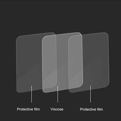 70pcs adhesive film hooks, strong adhesion, seamless, waterproof, easy to install, wall mount, home use