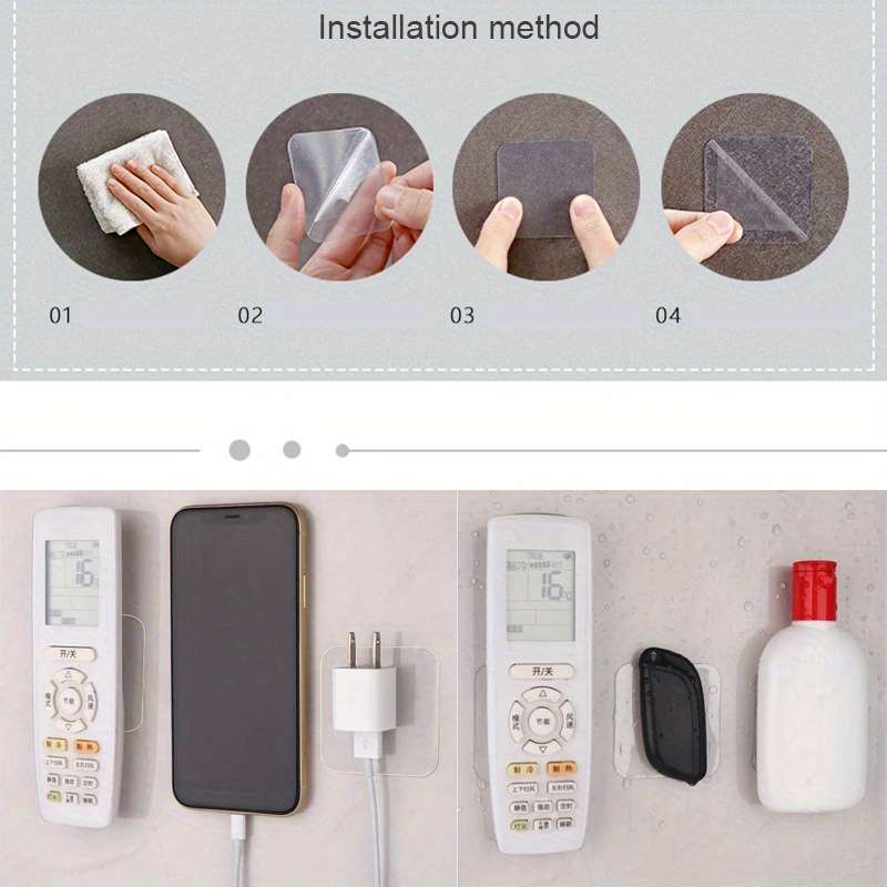 70pcs adhesive film hooks, strong adhesion, seamless, waterproof, easy to install, wall mount, home use