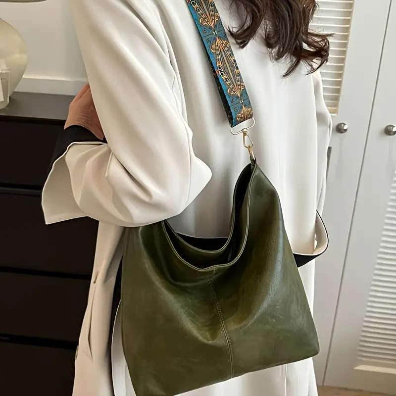 Bohemian style large capacity women's shoulder bag