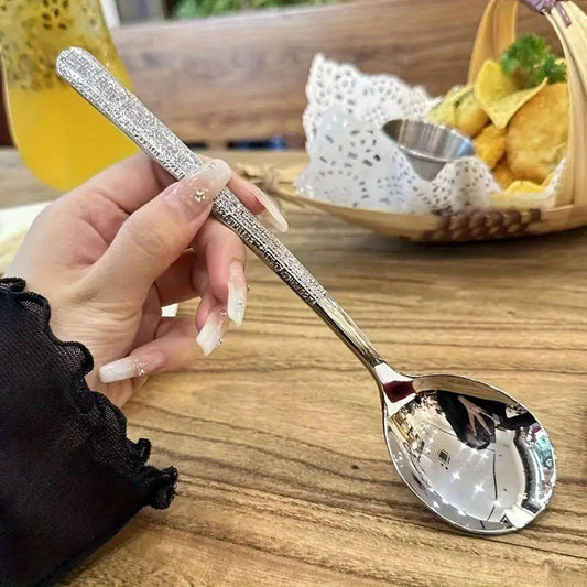 8-piece stainless steel spoon set