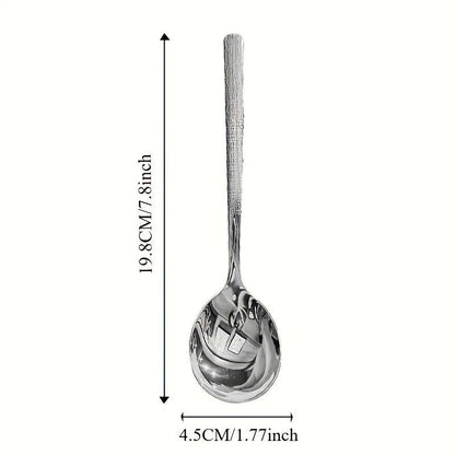 8-piece stainless steel spoon set