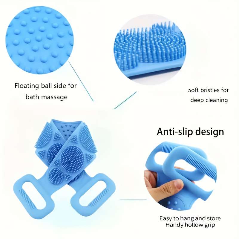 1 x Silicone Body Scrub Bath Brush