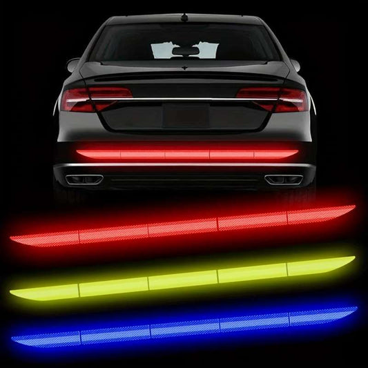 Car bumper reflective stickers