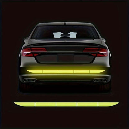 Car bumper reflective stickers