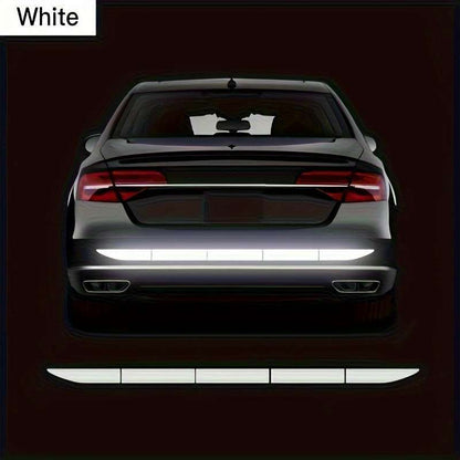 Car bumper reflective stickers