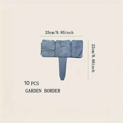 10 plastic fences