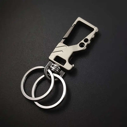 Zinc alloy multifunctional keychain