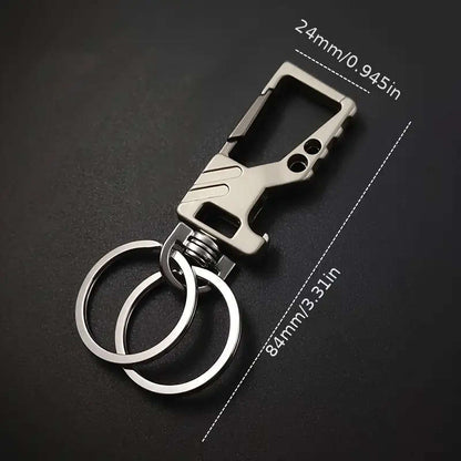 Zinc alloy multifunctional keychain