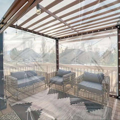 Waterproof UV Resistant Heavy Duty Clear Plastic Tarpaulin   Size 1m x 2m