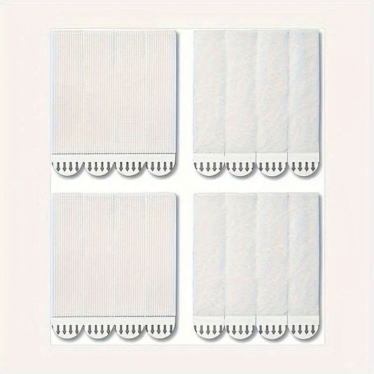 32-pack strong adhesive picture hanging strips with punch holes