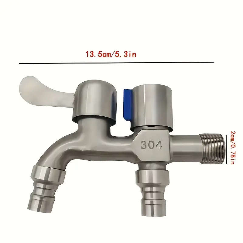 Dual-purpose stainless steel faucet