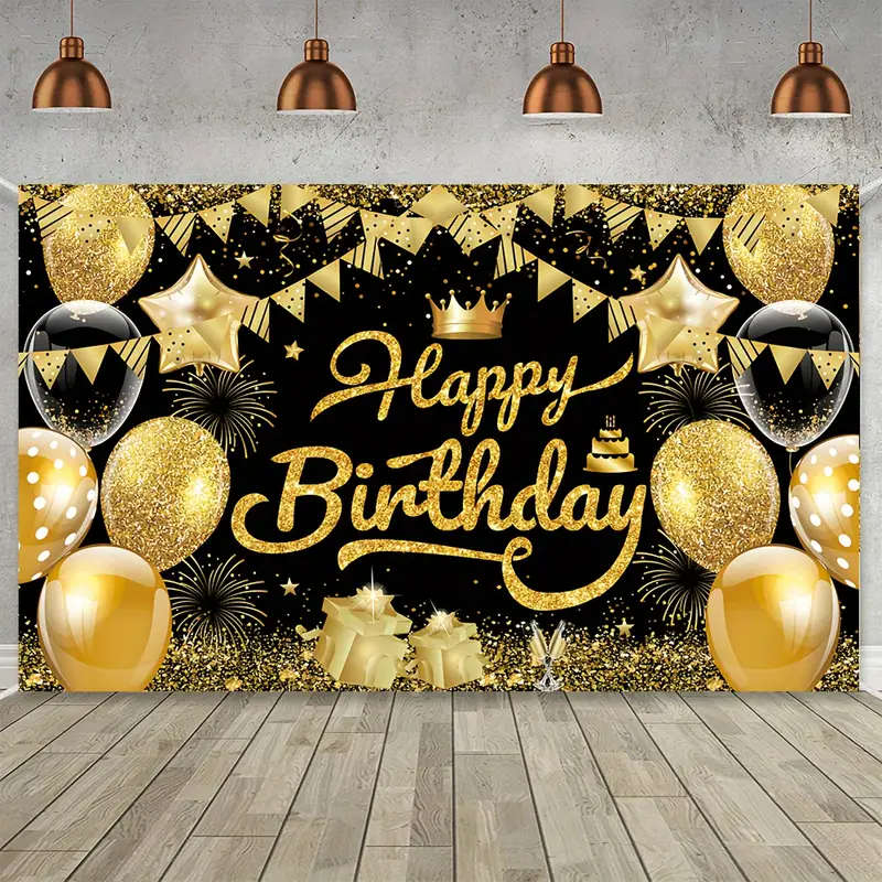 1 piece Happy Birthday decoration banner